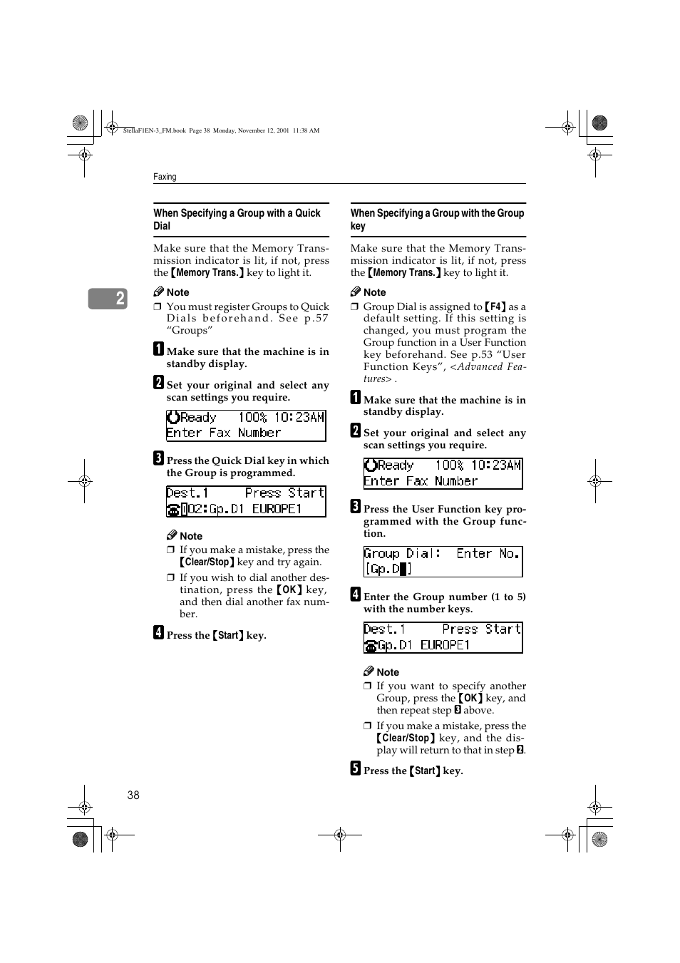 Savin 3725 User Manual | Page 44 / 86