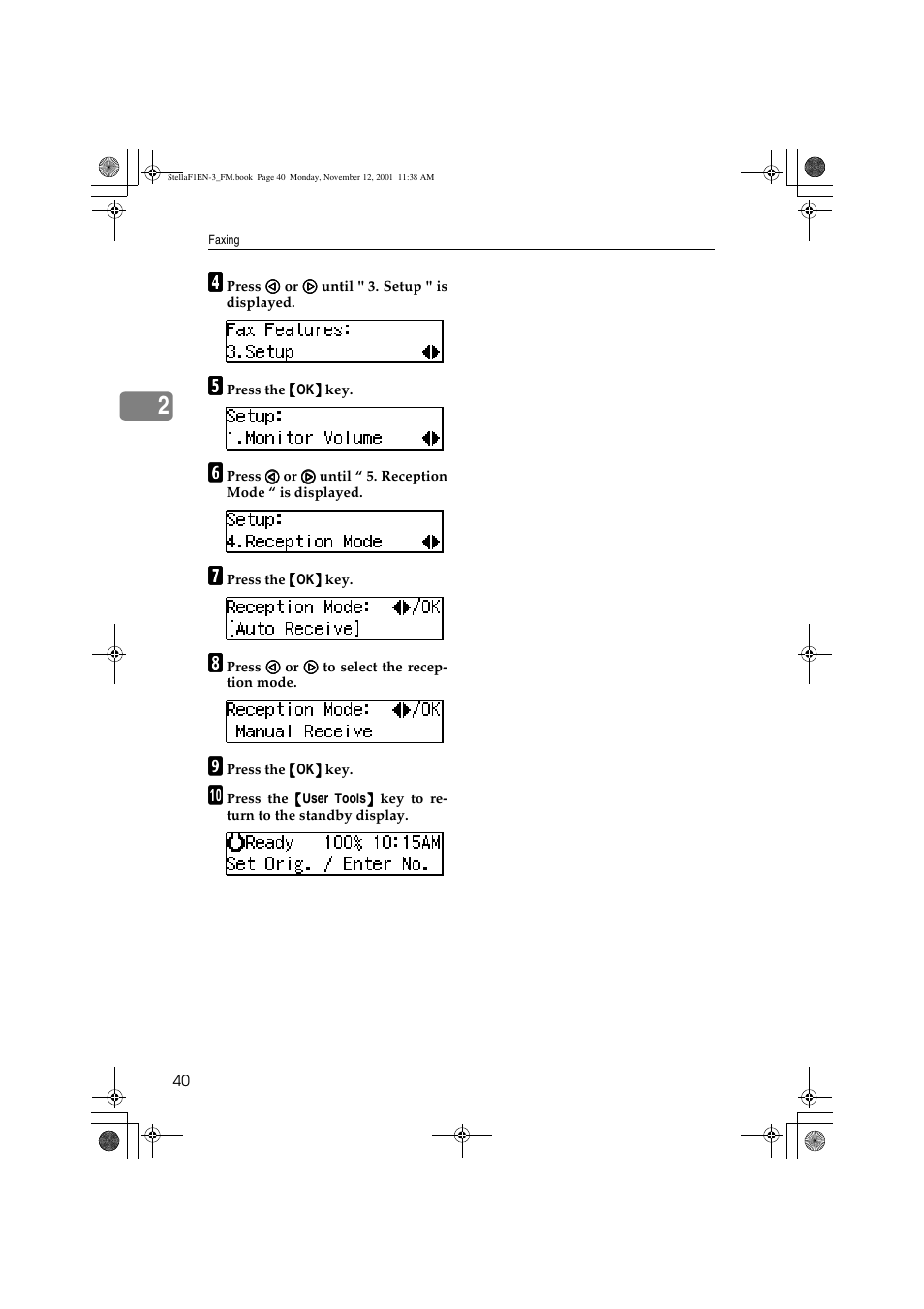 Savin 3725 User Manual | Page 46 / 86