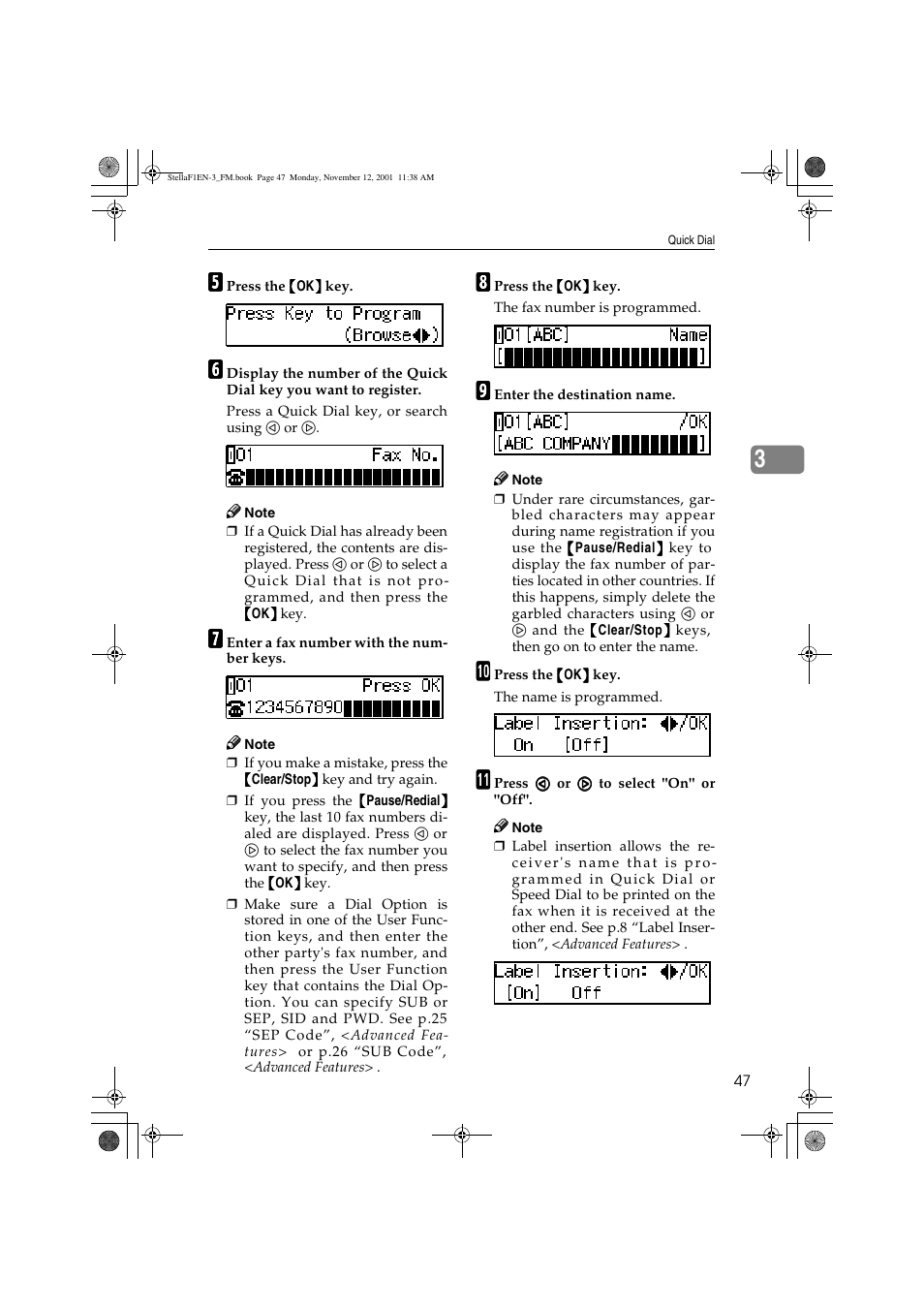 Savin 3725 User Manual | Page 53 / 86