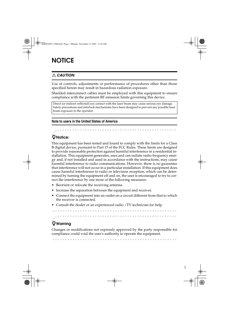 Notice | Savin 3725 User Manual | Page 7 / 86