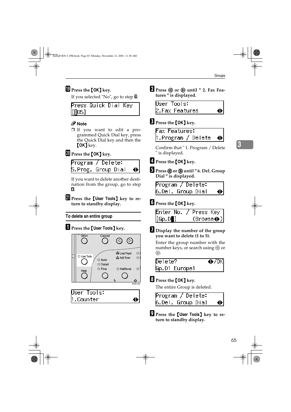 Savin 3725 User Manual | Page 71 / 86