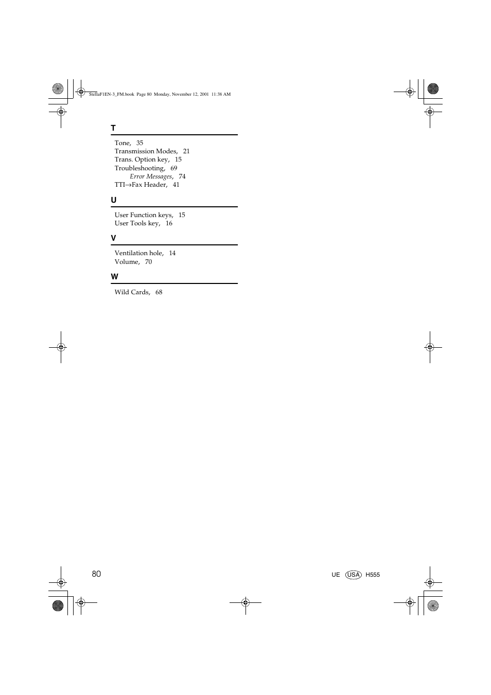 Savin 3725 User Manual | Page 86 / 86