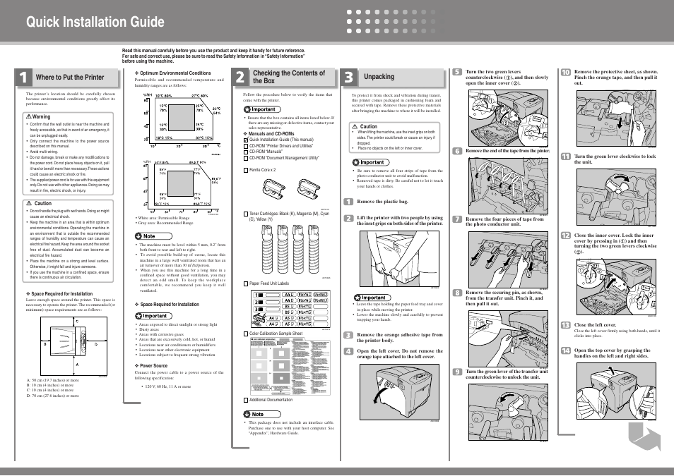 Savin LP226cn User Manual | 4 pages