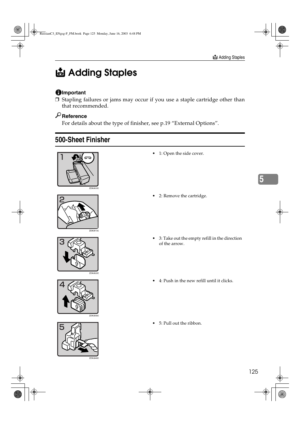 Sheet finisher | Savin 2022 User Manual | Page 137 / 188
