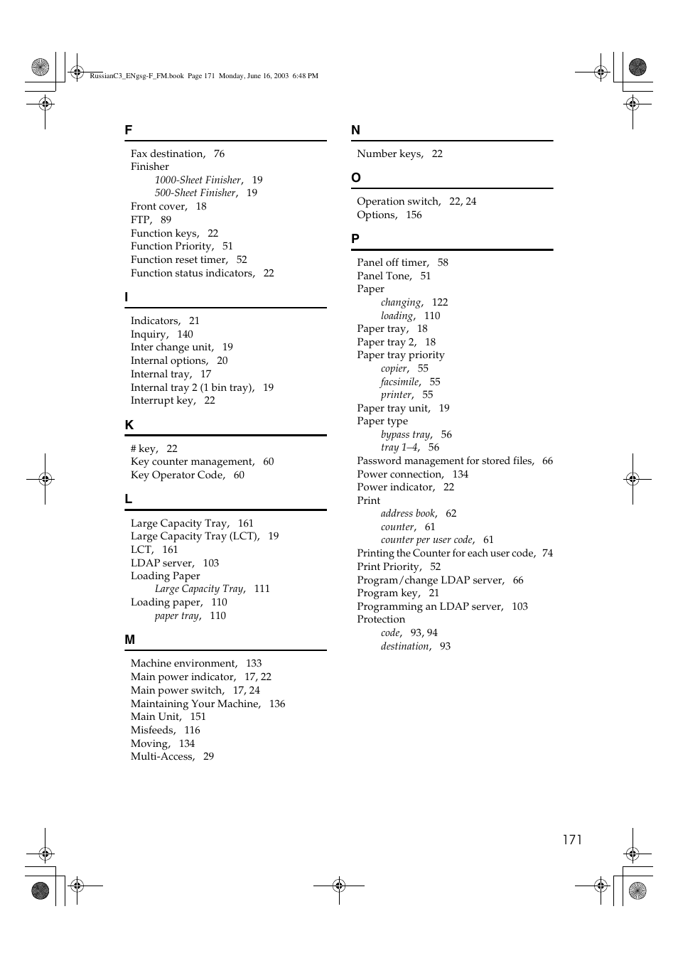 Savin 2022 User Manual | Page 183 / 188
