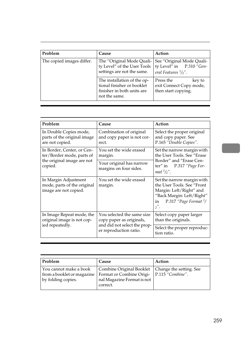 Adjust image combine | Savin 2555 User Manual | Page 52 / 96