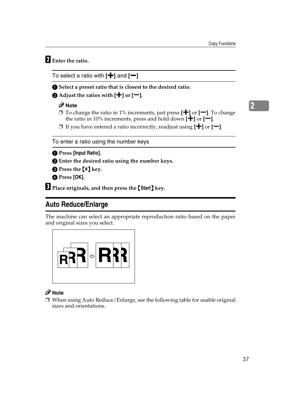 Auto reduce/enlarge | Savin 4090 User Manual | Page 47 / 81