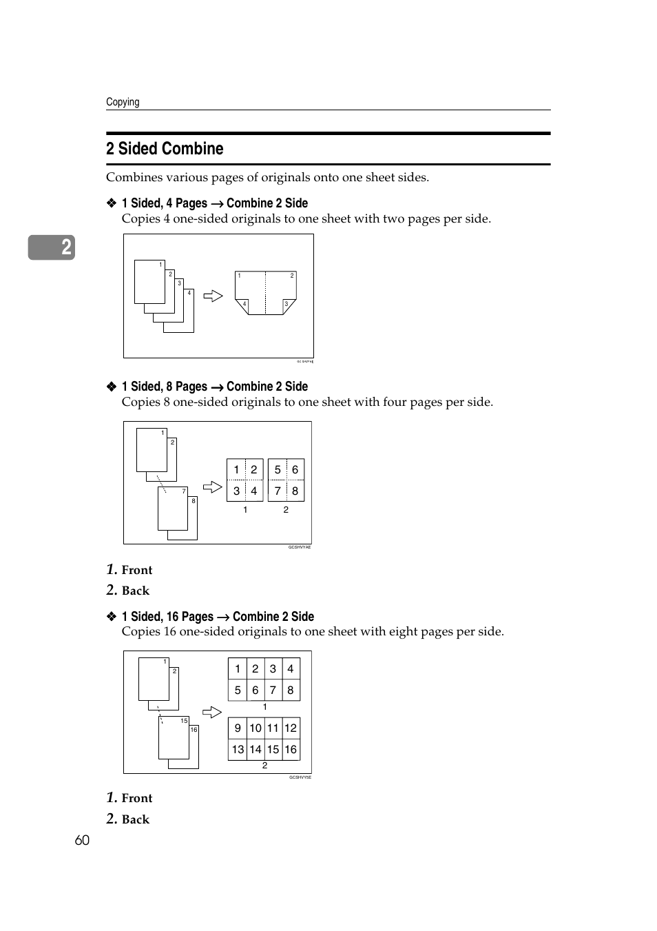 2 sided combine | Savin 4090 User Manual | Page 70 / 81