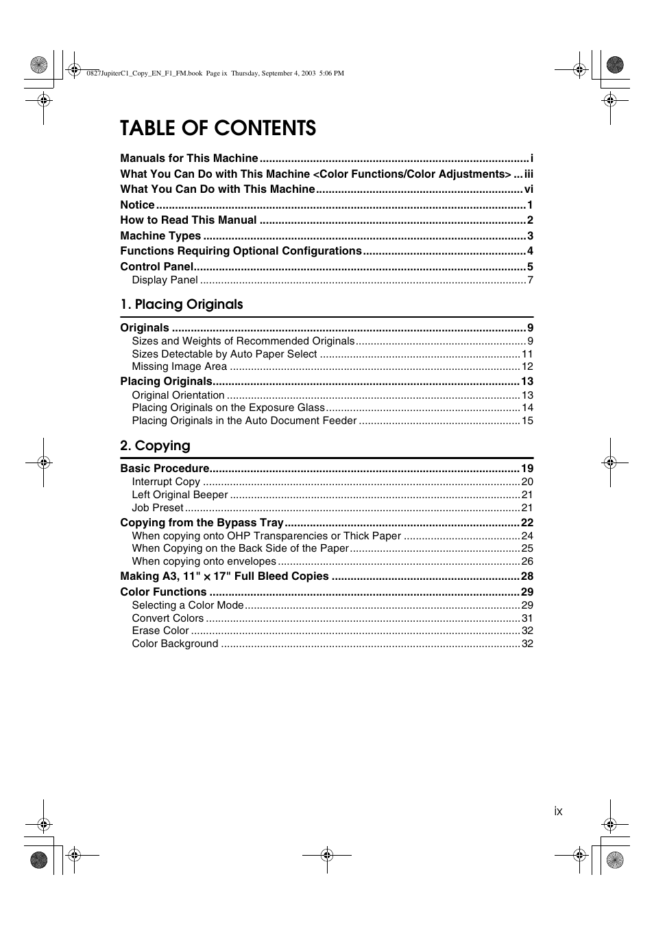 Savin DSc332 User Manual | Page 11 / 160