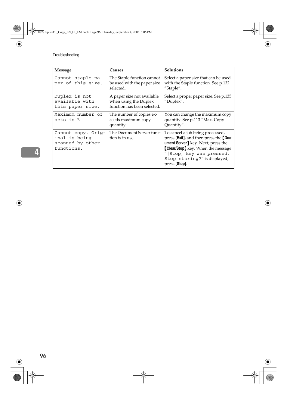 Savin DSc332 User Manual | Page 110 / 160