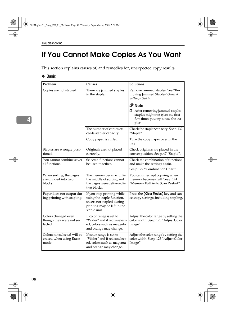 4if you cannot make copies as you want | Savin DSc332 User Manual | Page 112 / 160