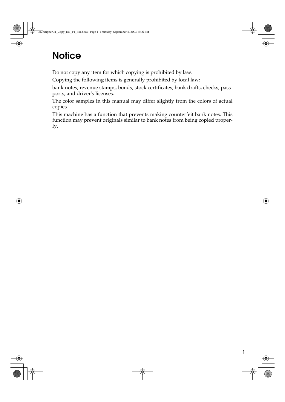 Notice | Savin DSc332 User Manual | Page 15 / 160