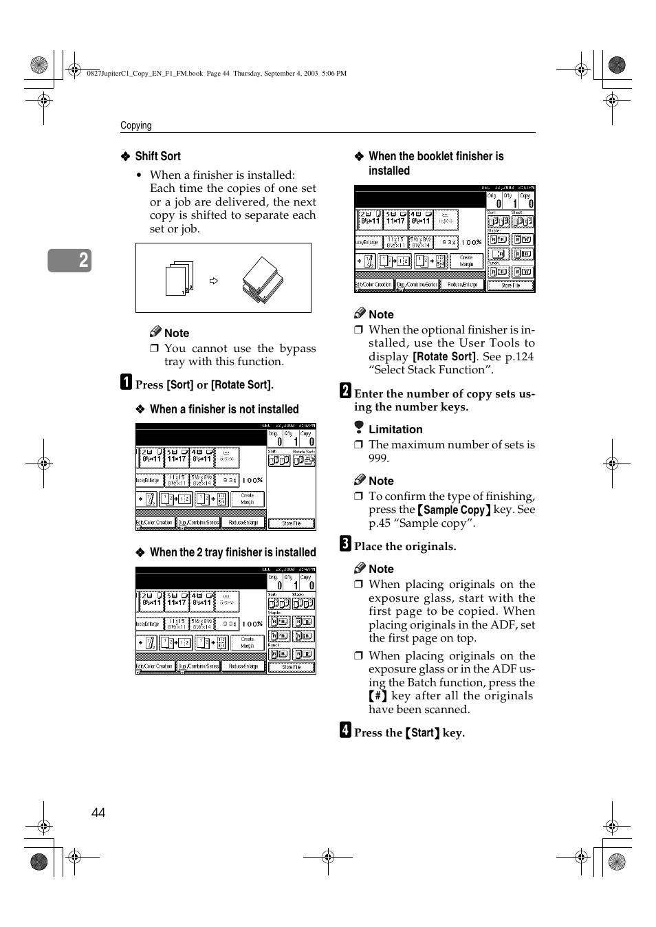 Savin DSc332 User Manual | Page 58 / 160