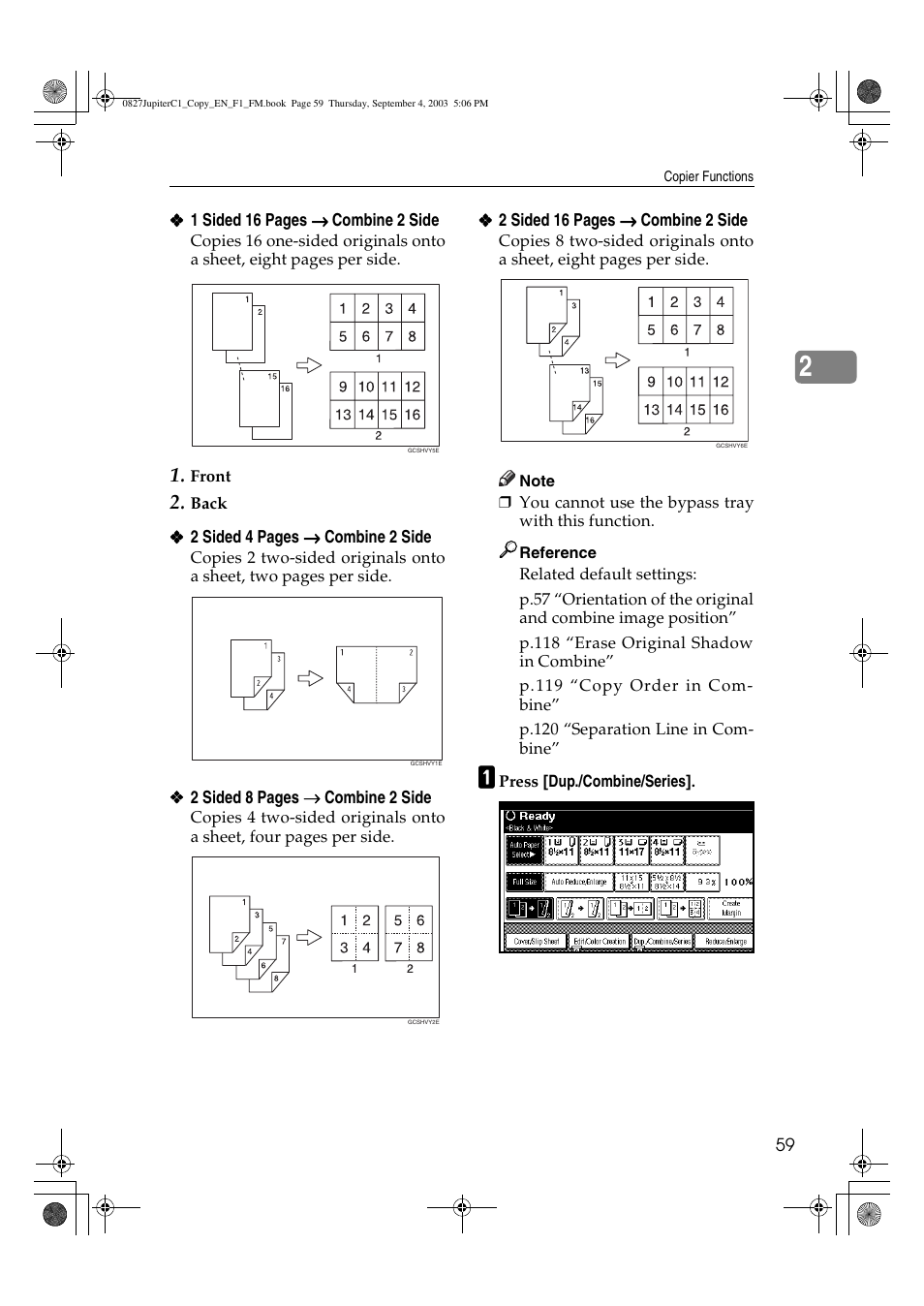 Savin DSc332 User Manual | Page 73 / 160
