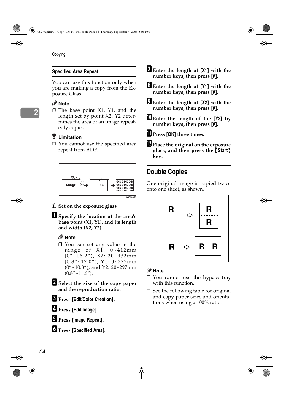 Double copies | Savin DSc332 User Manual | Page 78 / 160