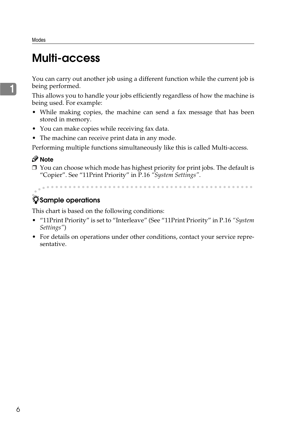 1multi-access | Savin 2518 User Manual | Page 12 / 32