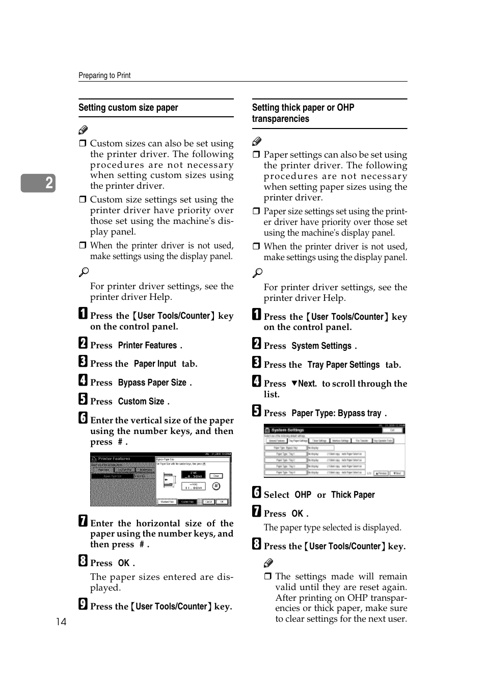 Savin 2045e User Manual | Page 20 / 52