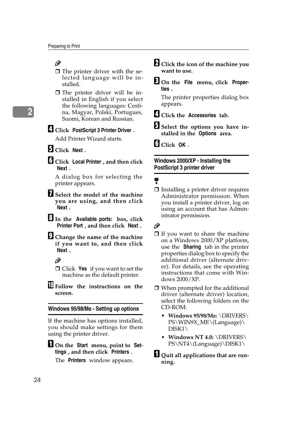 Savin 2045e User Manual | Page 30 / 52