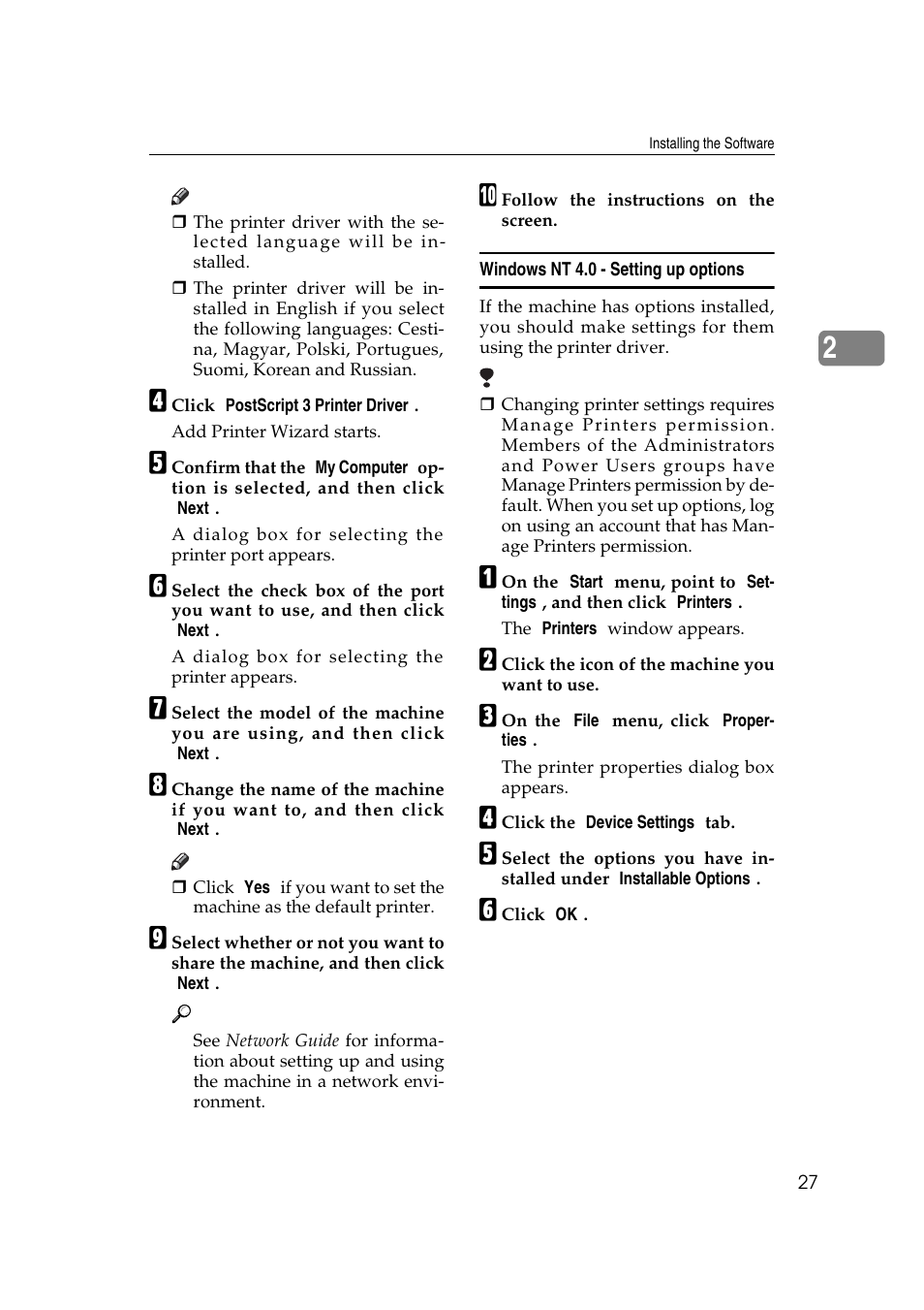 Savin 2045e User Manual | Page 33 / 52