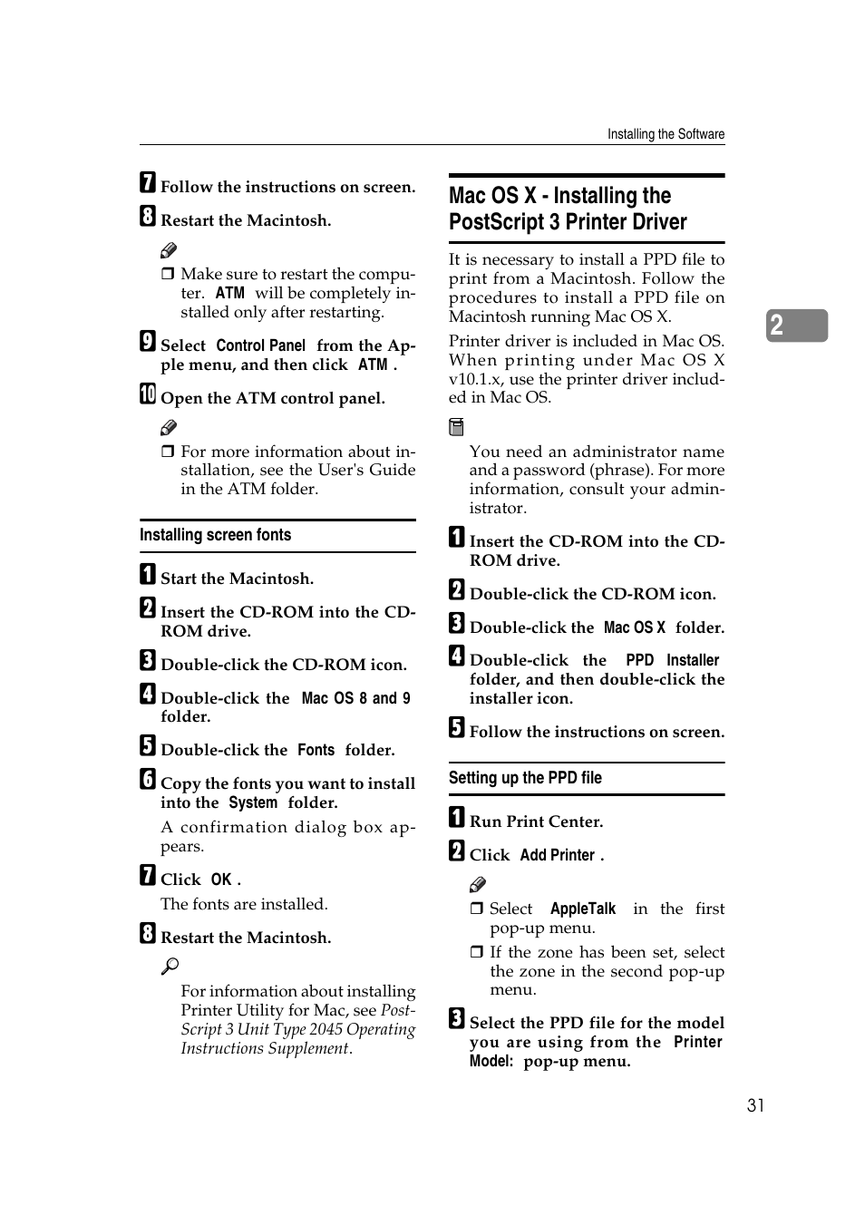 Savin 2045e User Manual | Page 37 / 52