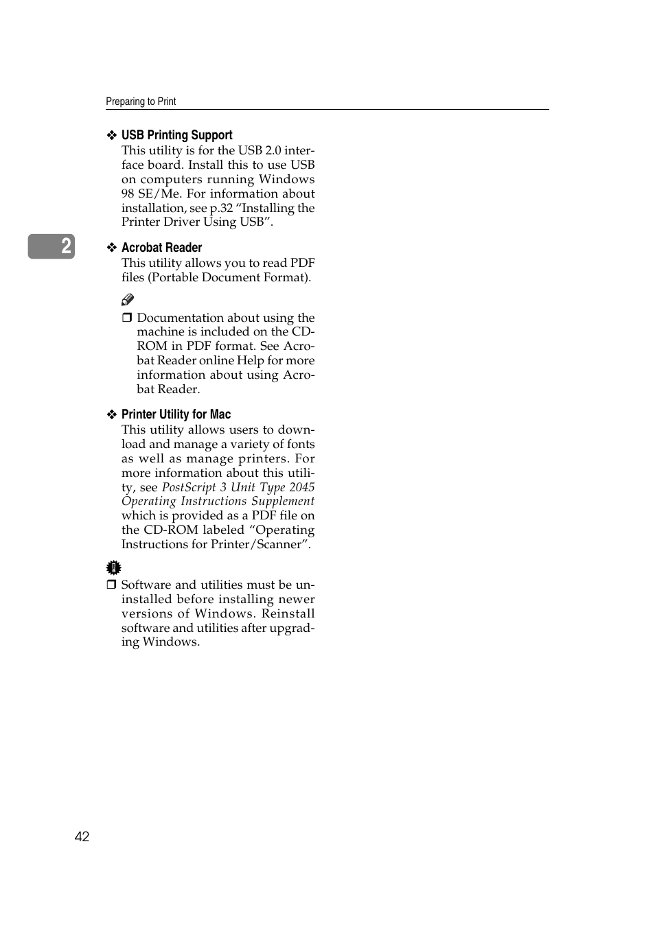 Savin 2045e User Manual | Page 48 / 52