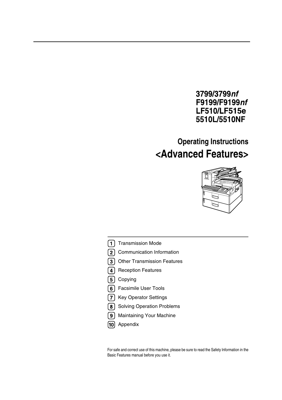 Savin 3799nf User Manual | 320 pages