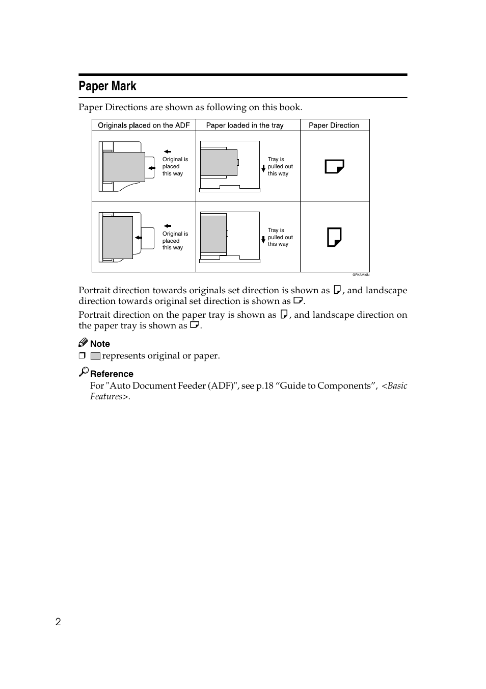 Paper mark | Savin 3799nf User Manual | Page 14 / 320