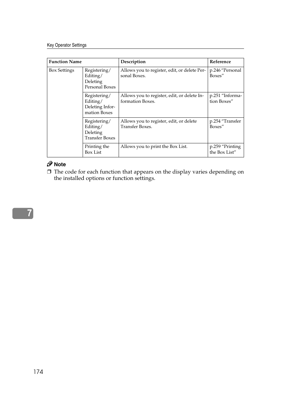 Savin 3799nf User Manual | Page 186 / 320