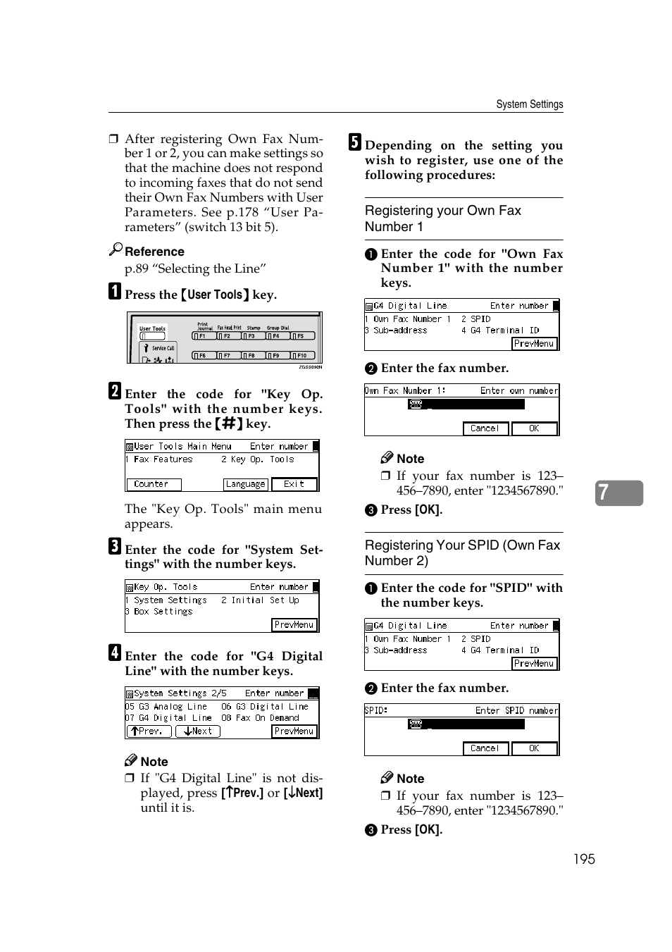Savin 3799nf User Manual | Page 207 / 320
