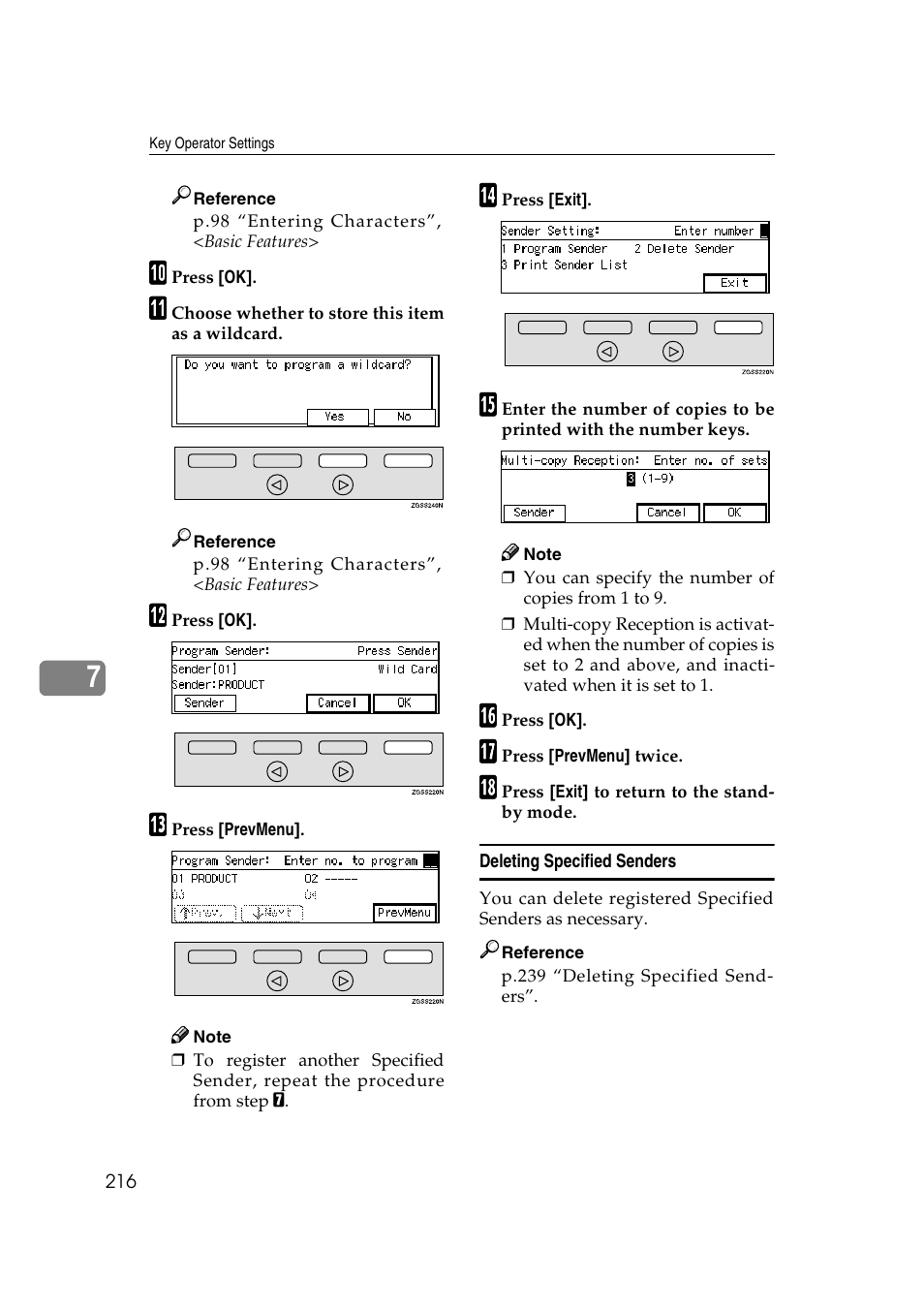 Savin 3799nf User Manual | Page 228 / 320