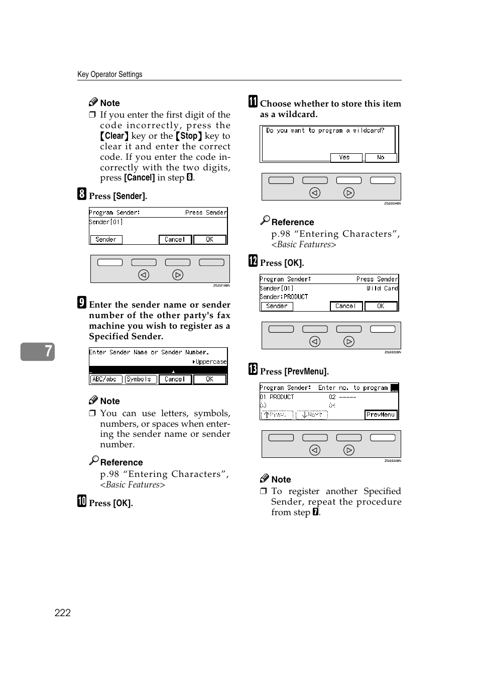 Savin 3799nf User Manual | Page 234 / 320