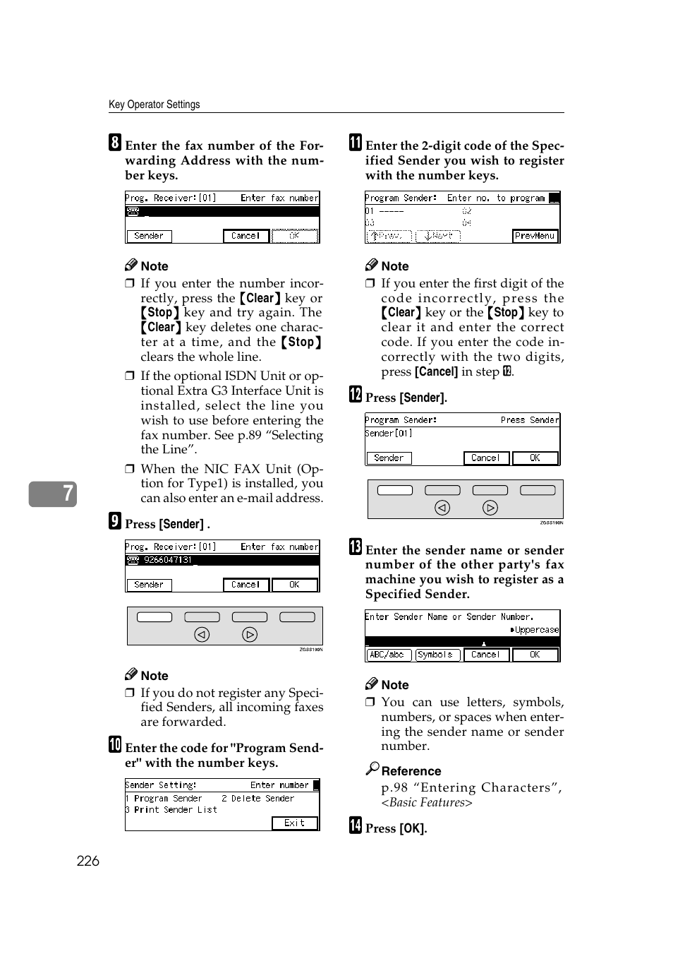 Savin 3799nf User Manual | Page 238 / 320