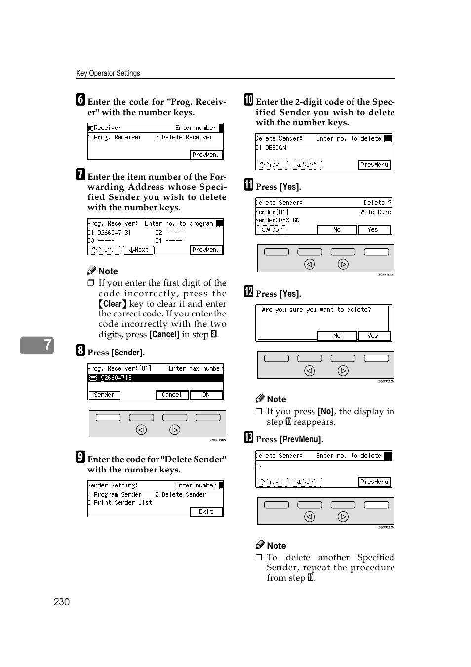 Savin 3799nf User Manual | Page 242 / 320