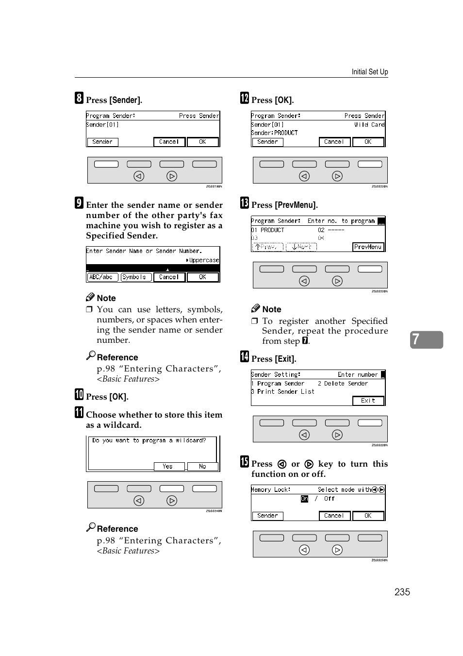 Savin 3799nf User Manual | Page 247 / 320