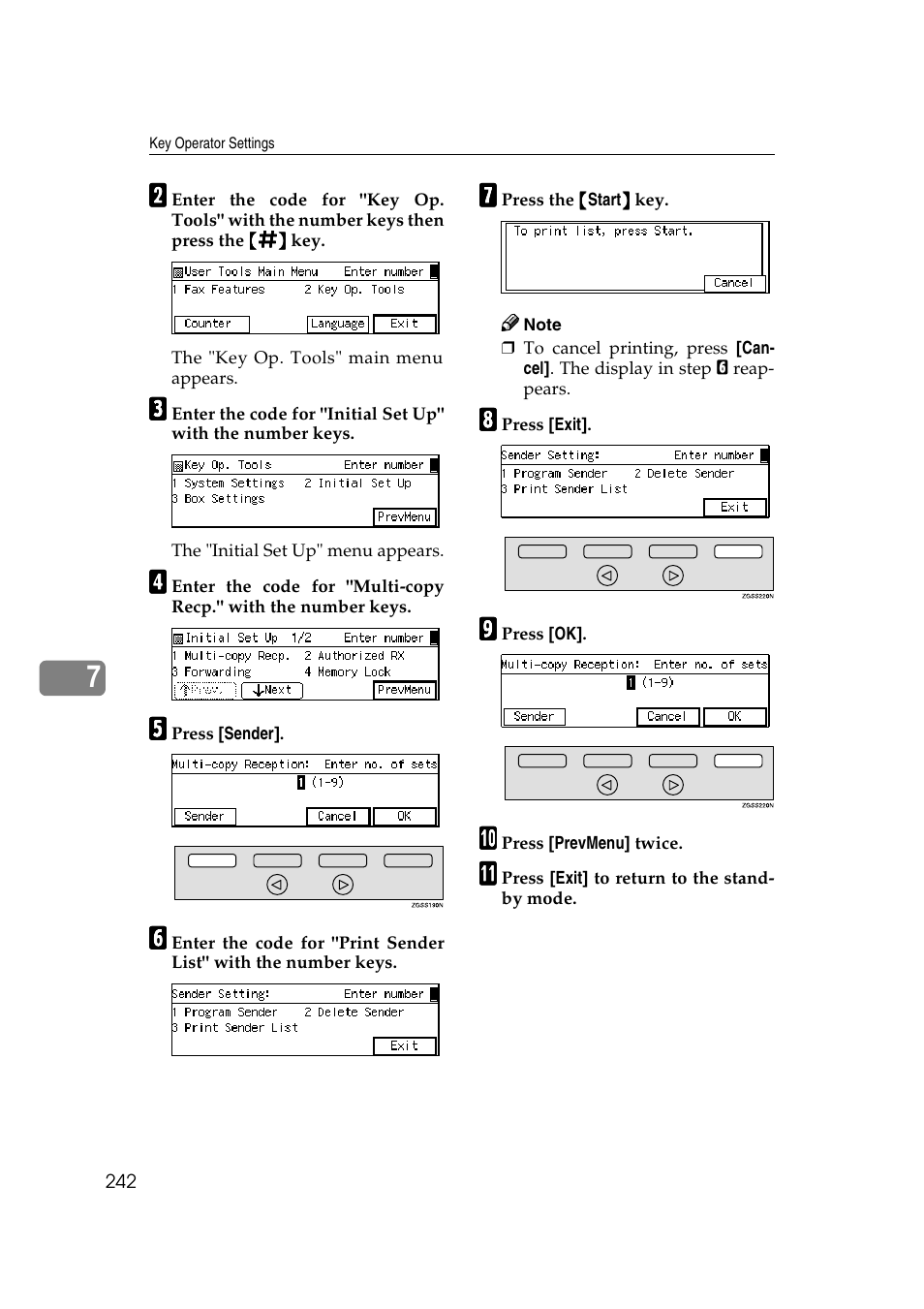 Savin 3799nf User Manual | Page 254 / 320