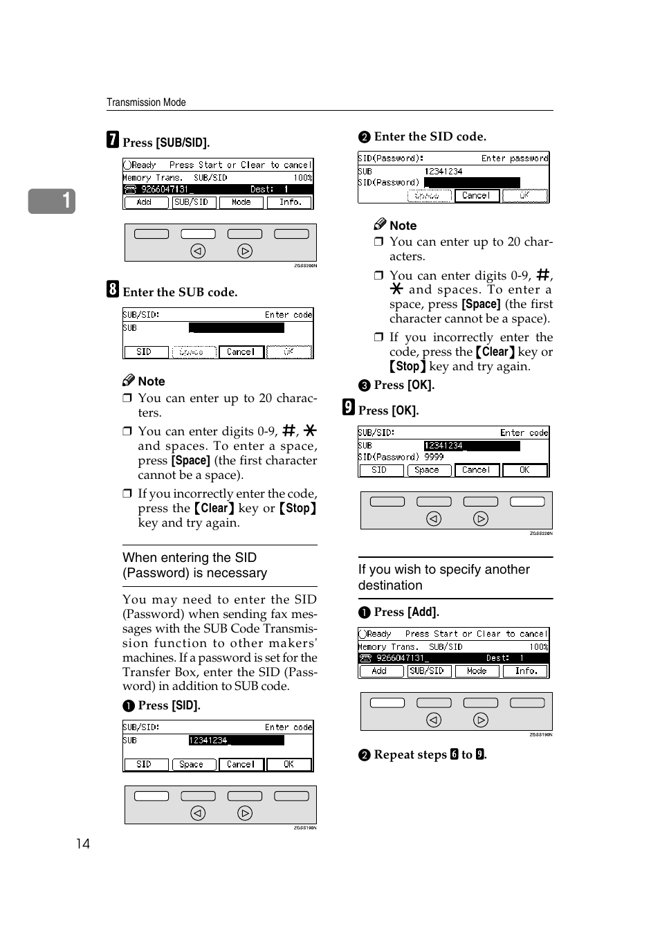 Savin 3799nf User Manual | Page 26 / 320