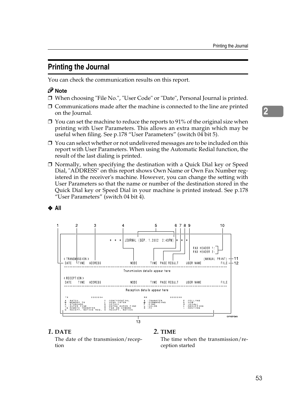 Printing the journal | Savin 3799nf User Manual | Page 65 / 320