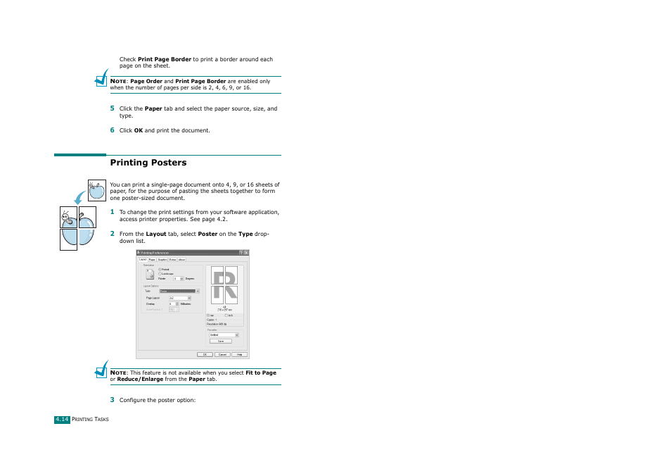 Printing posters | Savin AC205 User Manual | Page 103 / 339