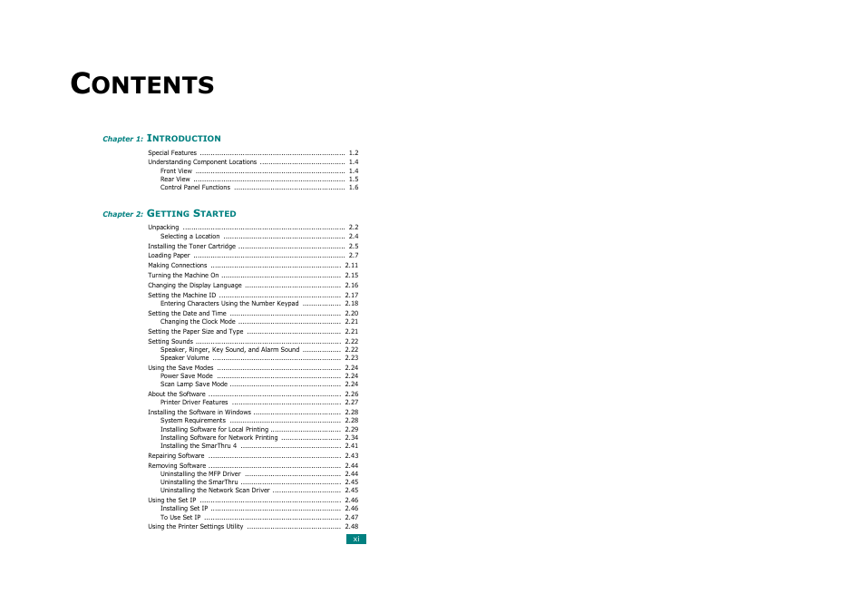 Savin AC205 User Manual | Page 12 / 339