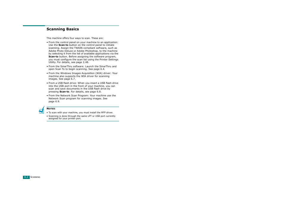 Scanning basics | Savin AC205 User Manual | Page 131 / 339