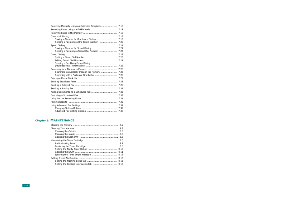 Savin AC205 User Manual | Page 15 / 339