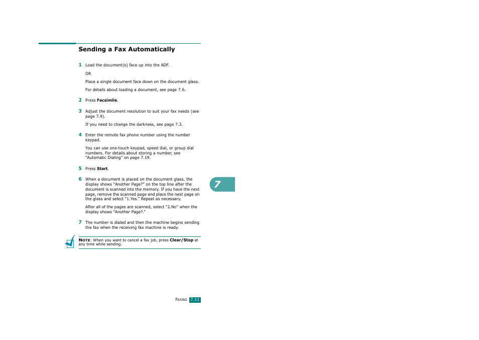 Sending a fax automatically | Savin AC205 User Manual | Page 158 / 339