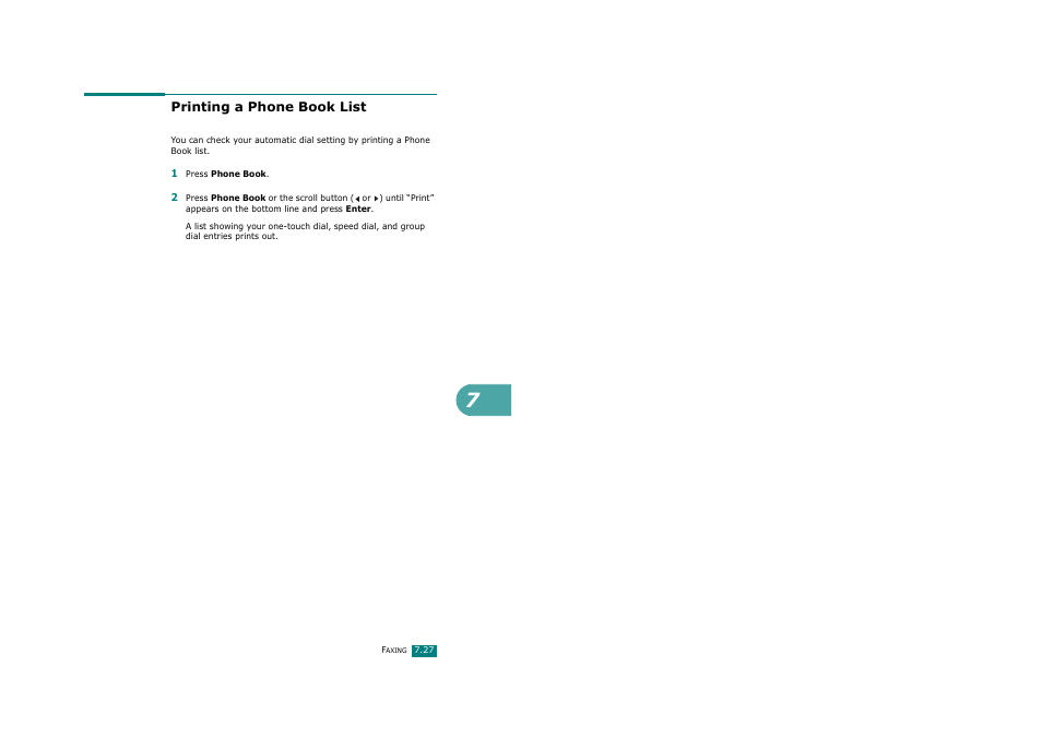 Printing a phone book list | Savin AC205 User Manual | Page 174 / 339