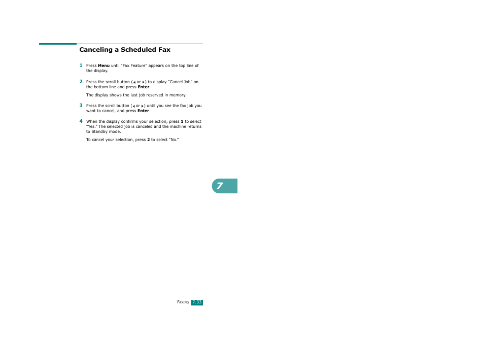 Canceling a scheduled fax | Savin AC205 User Manual | Page 180 / 339