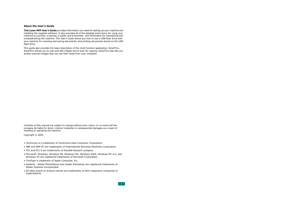 Savin AC205 User Manual | Page 2 / 339