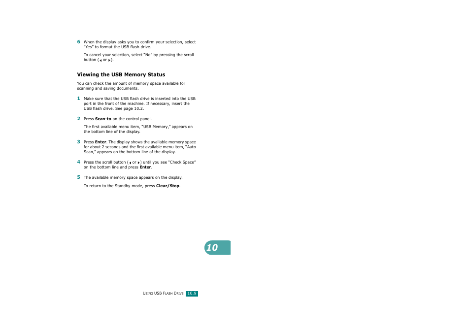 Viewing the usb memory status | Savin AC205 User Manual | Page 242 / 339