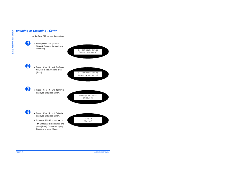 Enabling or disabling tcp/ip, Enabling or disabling tcp/ip -4 | Savin AC205 User Manual | Page 286 / 339