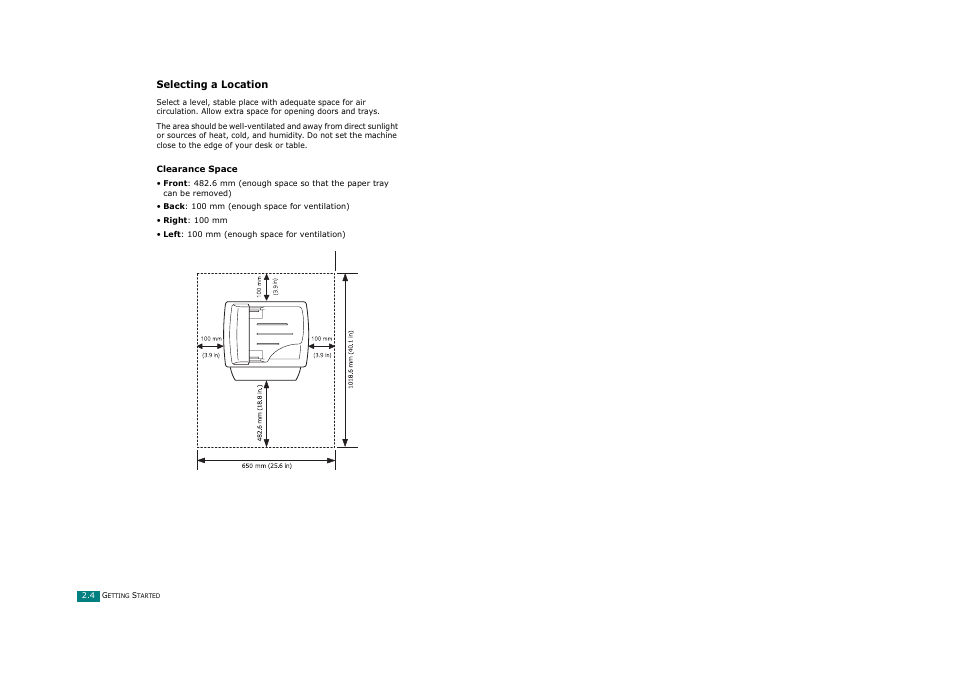 Selecting a location | Savin AC205 User Manual | Page 29 / 339