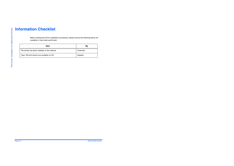 Information checklist, Information checklist -2 | Savin AC205 User Manual | Page 294 / 339