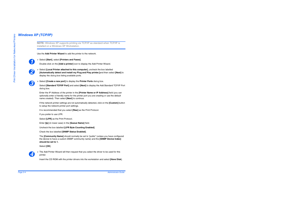 Windows xp (tcp/ip), Windows xp (tcp/ip) -4 | Savin AC205 User Manual | Page 296 / 339